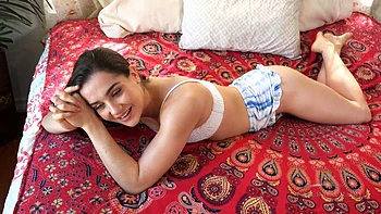 Kasey Warner rubs her sweet wet pussy, her clit is so sensitive. by ATK Hairy: Porn videos