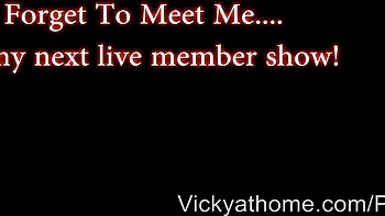 Vicky Vette's busty scene by Vicky At Home videos