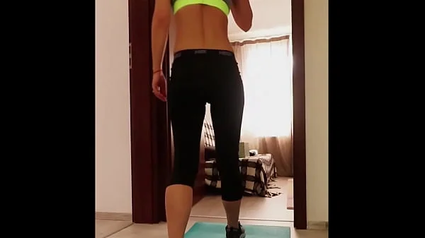 Home isolating. He fuck me during my yoga hour. Creampie amateur videos