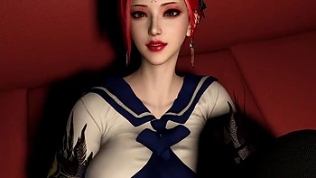 3D Redhead Mature Slut Teasing with Big Cock and Got Orgasm Several Times videos