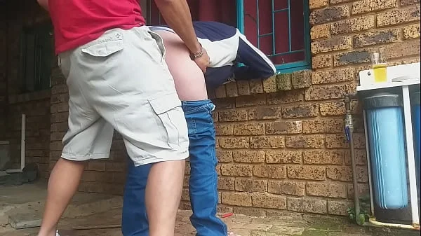 Came home from mcdonalds,we were so horny couldnt wait to fuck,so fucked in the front yard and ended up eating her massive creampie videos