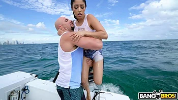Cuban Hottie Gets Rescued at Sea videos