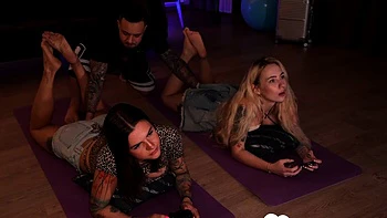 Gamer girls slobber all over my cock videos