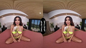 Jena Larose rides a big cock in reverse cowgirl and doggy style positions videos