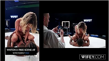 Fit Blonde Hotwife Cassie Bender Gets A Bbc Creampie In Front Of Hubby videos