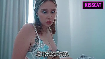 Why Stepmommy Wakes With Stepsons Wang In Hand Post-fight? Will This Babe Gets Face Cum In Share Daybed? videos