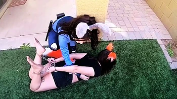 Femdom fetish mistresses fuck bdsm loser with strapon videos