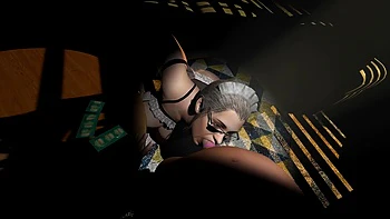 After the Party with a Sexy Cougar Maid videos