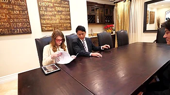 Ashley Lane Threesome Of Contract Conclusion Fuck And Creampie videos