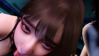 3D Threesome Sex with Two Hot Japanese Lingerie Model videos