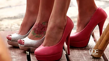 These Feet Are Made For Fucking: Hot College Babes Enjoy Toe Sucking videos