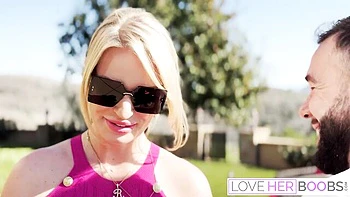 Love Her Boobs featuring Will Pounder's natural boobs scene videos