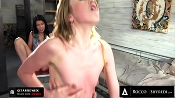 Two Hot Honeys Tag-team Hung Guy For Super Hot Atm 3-some videos