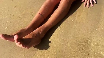 Mistery Alice Hot Amateur Masturbates Nude on Public Beach - Crazy Outdoor Exhibitionism videos