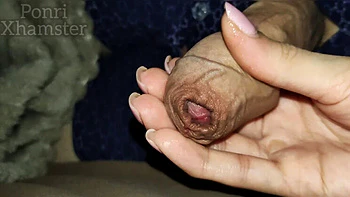 Slow Handjob with Stepsister Milasha Ponri - Huge Cumshot Close Up videos