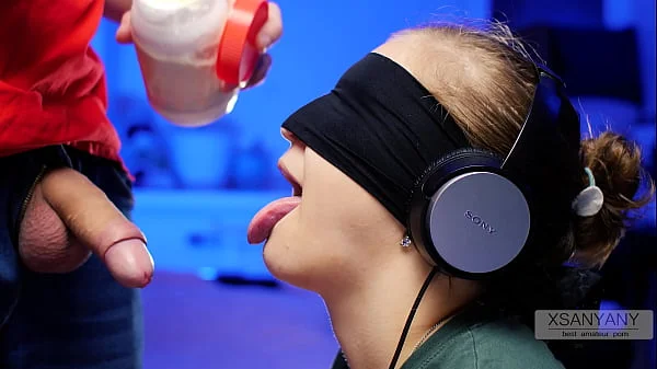 My BEST FRIEND offered to Play the TASTE GAME but Tricked me into feeding me CUM - XSanyAny videos