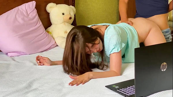 The stepmother was so excited that she could not refuse her stepson and spread her legs videos