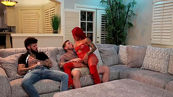 Hatler Gurius and Foxxy in a hot threesome with lingerie videos