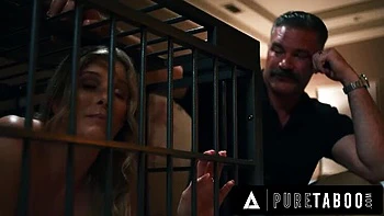 Naive Nina White Finds MILF Neighbor Cory Chase Locked in Cage By Creepy Husband - Big Tits Lesbian Bondage videos