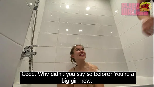 STEP DAUGHTER AND STEPFATHER ALONE IN THE BATHROOM videos