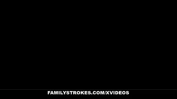 FamilyStrokes - Perv Stepbrother Made His Stepsis Gobble On His Throbbing Boner videos