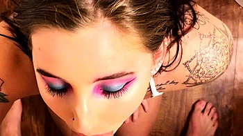 Fatty girl who loves big cocks warms up for a hardcore sex videos