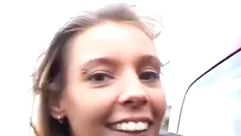 Stephanie gets fucked in a car: Blowjob, Big Tits  Amateur Porn videos