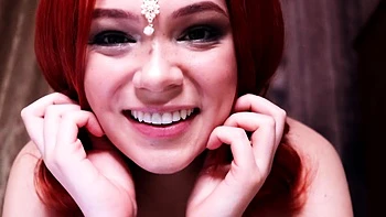 Redhead close up of her very big pussy videos