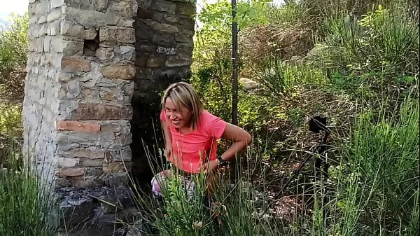 RISKY OUTDOOR SEX: Passionate Strangers ROUGH FUCK.MAELLE Gets POWERFUCK DOGGYSTYLE in the Nature with GREAT CREAMPIE.HOMEMADE SEXTAPE 100% (FULL VERSION IN RED SECTION) videos