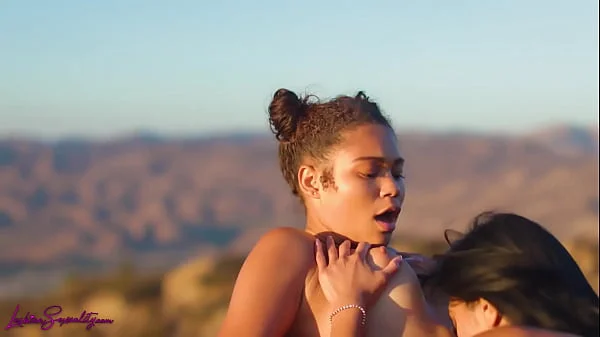 Asian Lesbo Ember Snow Seduces Ebony Teen Michelle Anderson videos