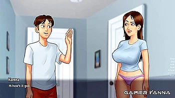 Car Toon In The Paradise Fucking - Kanna Slides His Cock Into The Pussy For The First Time videos