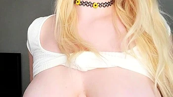 Amateur blond girl with big boobs getting fucked videos