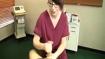 Teen 18+ Nurse Jacks Off A Huge Dick videos