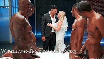 Danielle Renae's big black cock gangbang with massive endowment videos