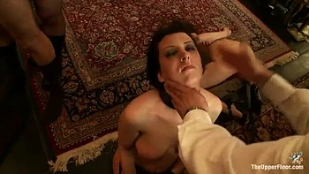 Stefanos' Brunch - Lesbian Femdom Bondage with Cherry Torn & Madison Young - Creampie Fetish HD videos