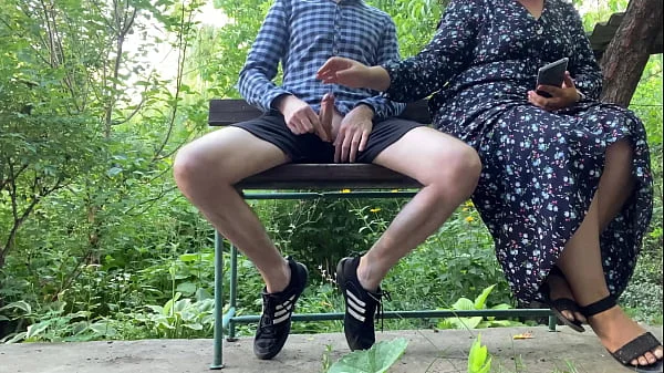 MILF gets her cum outside videos