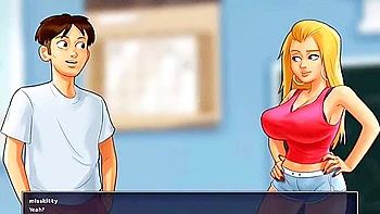 Car Toon - Stepsis Wants Stepbros Huge Dick- Summertime Saga videos