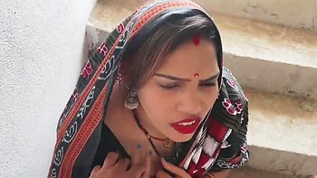 Bengali village bhabhi Sona hard doggy style fuck on stairs with big natural tits videos