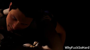 3D BBW Hot Asian MILF Have Her First Time Bsm Sex videos