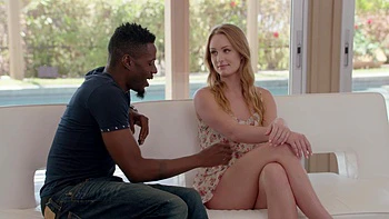 Redhead hottie Daisy Stone rides cock of lucky Jason Brown videos