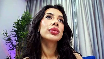 Cute amateur brunette naughty in solo jerking show on camera videos