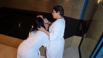 Brazilian Threesome: Boyfriend Fucks My Hot Friend Surprise - Big Tits Latina & Brunette MILF videos