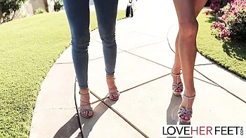 Brittany Andrews and Victoria Zdrok's foot porn sex by Love Her Feet videos