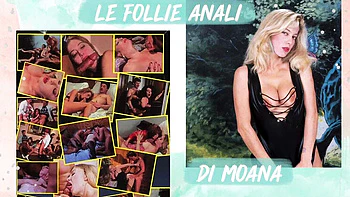 Moana Pozzi Anal Orgy with Joey Silvera - Huge Cock Doggy Style & Cum in Mouth videos