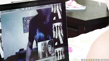 Spicy as hell blonde Jamey Janes is enjoying dick-riding so much videos