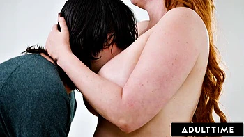 ADULT TIME - Pervert Stepson Caught Watching Busty Redhead Stepmom Lauren Phillips Doing Naked Yoga videos