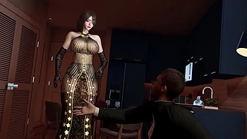 3D Пышная азиатка MILF дразнит большой член для траха videos