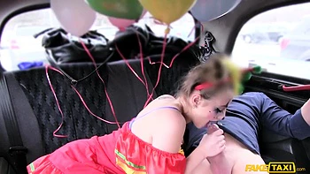 Driver Fucks Cute Valentine Clown Lady Bug videos