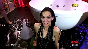 German College Babes Swapping Piss in Hardcore Gangbang - Cony Clay & Aymie Eng videos