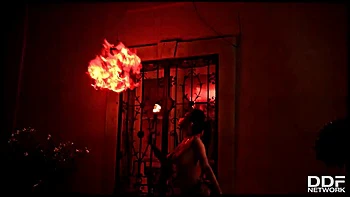 Flaming Hot Pussy: Sexy Pyromaniac Plays With Fire videos